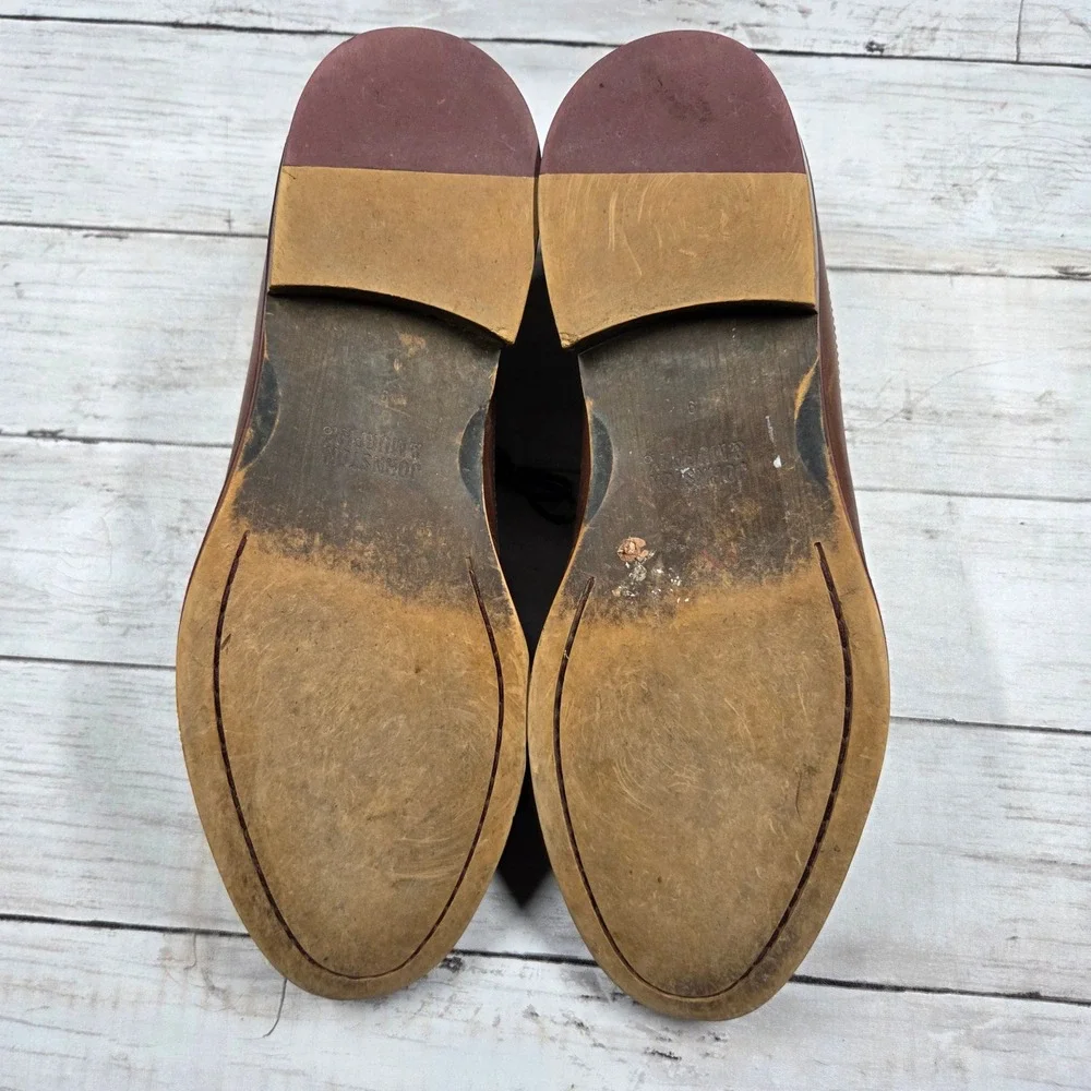 Johnston & Murphy leather has